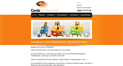 Desktop Screenshot of cardsondemand.nl